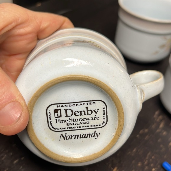 4 Denby Normandy cups/mugs - Picture 3 of 5